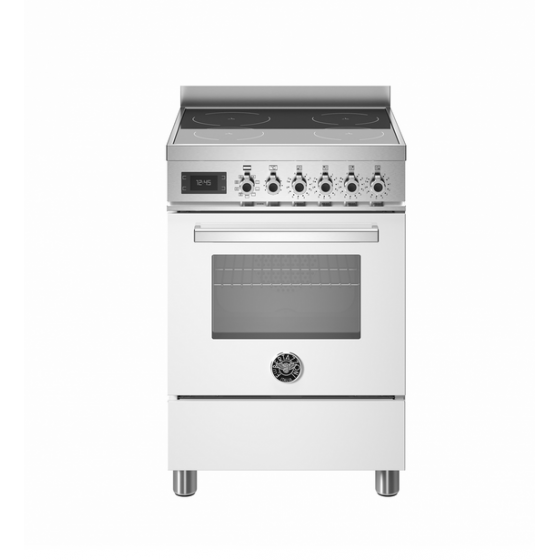 BERTAZZONI PRO6 4I 1E BI T Κουζίνα Ηλεκτρική με Επαγωγικές Εστίες 60cm Λευκό